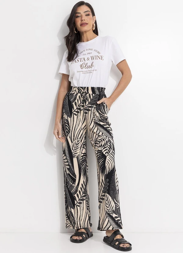 Quintess - Blusa Off White em Malha de Algodão Penteado 5