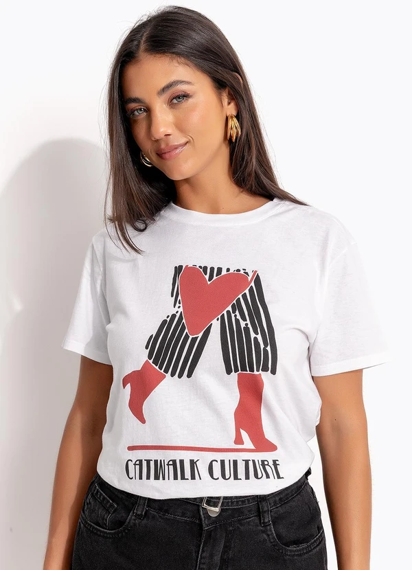 Quintess - Blusa Off White em Malha de Algodão Penteado 5