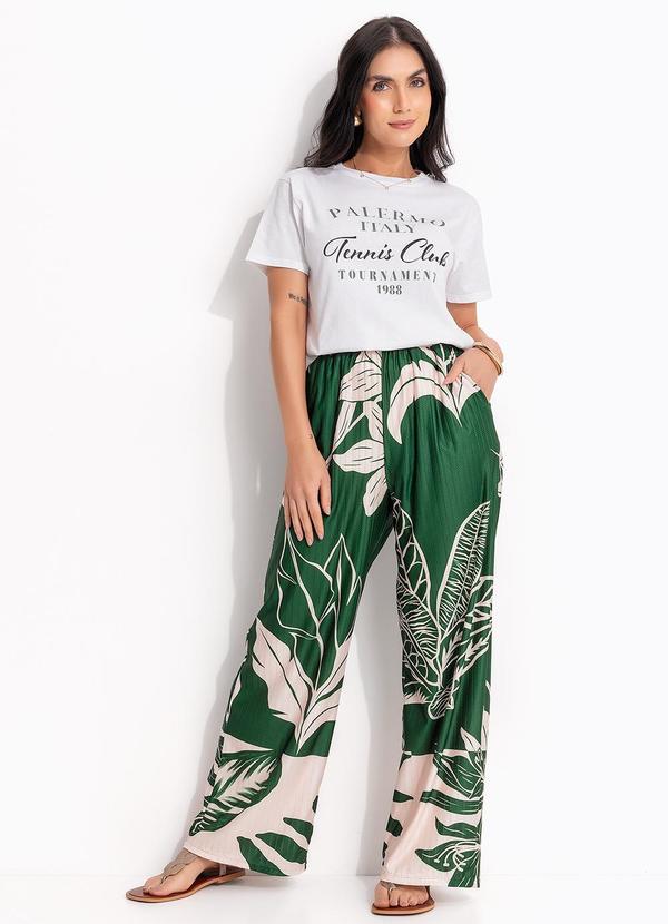 Quintess - Blusa Off White em Malha de Algodão Penteado 1