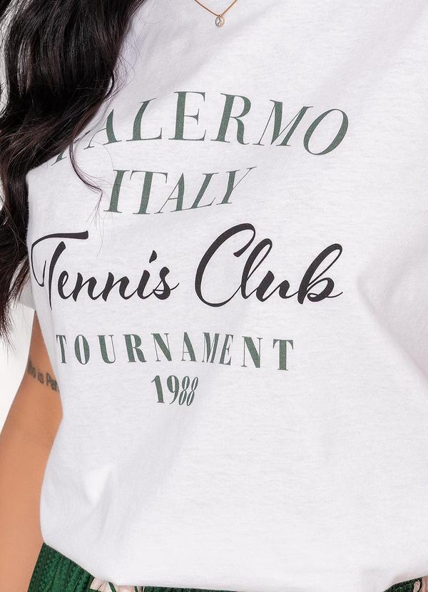 Quintess - Blusa Off White em Malha de Algodão Penteado 4