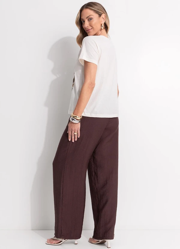 Quintess - Blusa Off White em Malha de Algodão 5