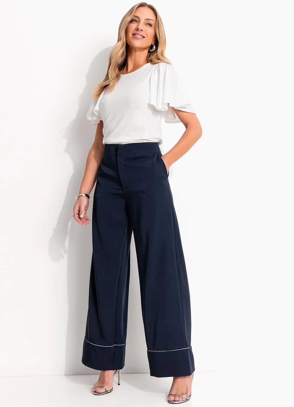 Quintess - Blusa Off White em Malha de Algodão 3