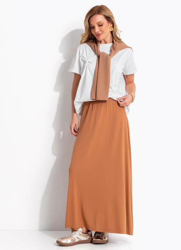 Quintess - Blusa Off-White em Malha de Algodão 3