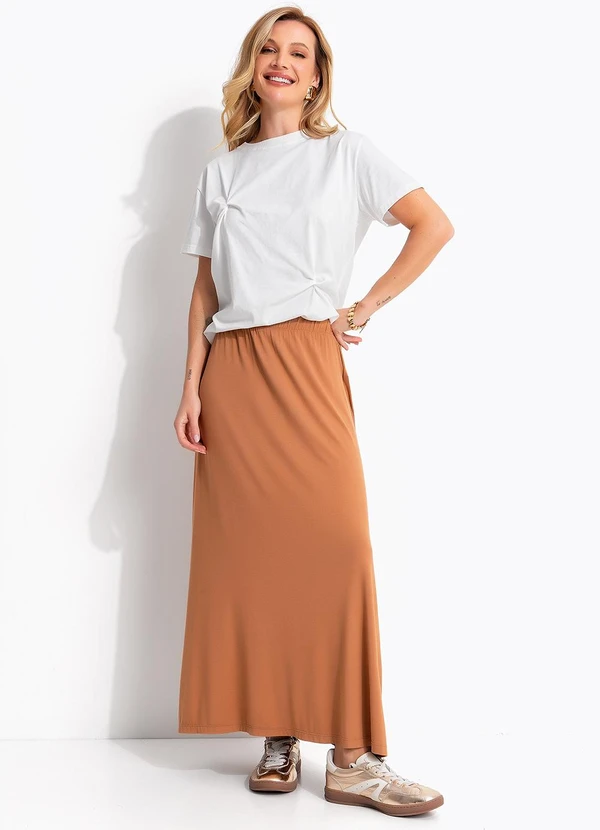 Quintess - Blusa Off-White em Malha de Algodão 2