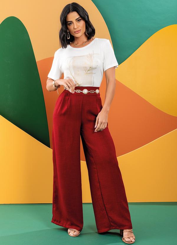 Quintess - Blusa Off White em Malha de Viscose Creponada 6