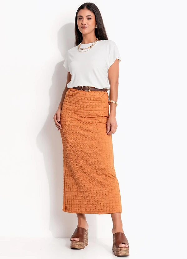 Quintess - Blusa Off White em Malha de Viscose 3