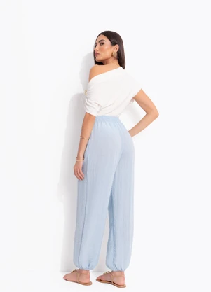 Quintess - Blusa Off White em Malha Texturizada - QUINTESS