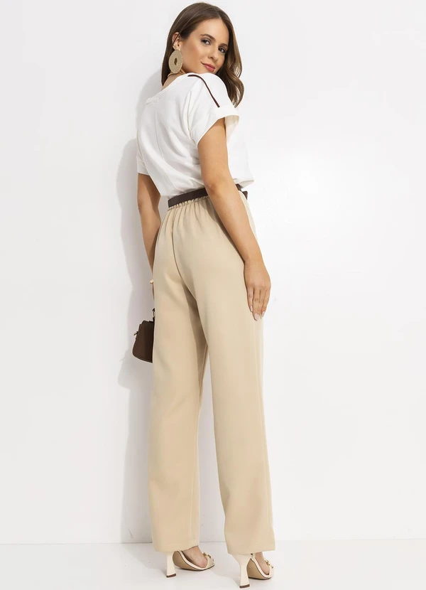 Quintess - Blusa Off White em Moletinho 4