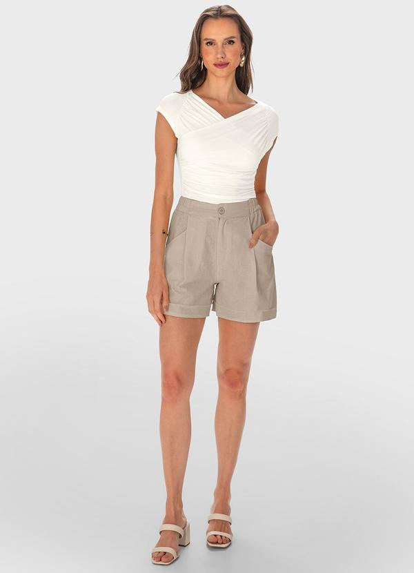 Malwee - Blusa Off White Justa Transpasse 2