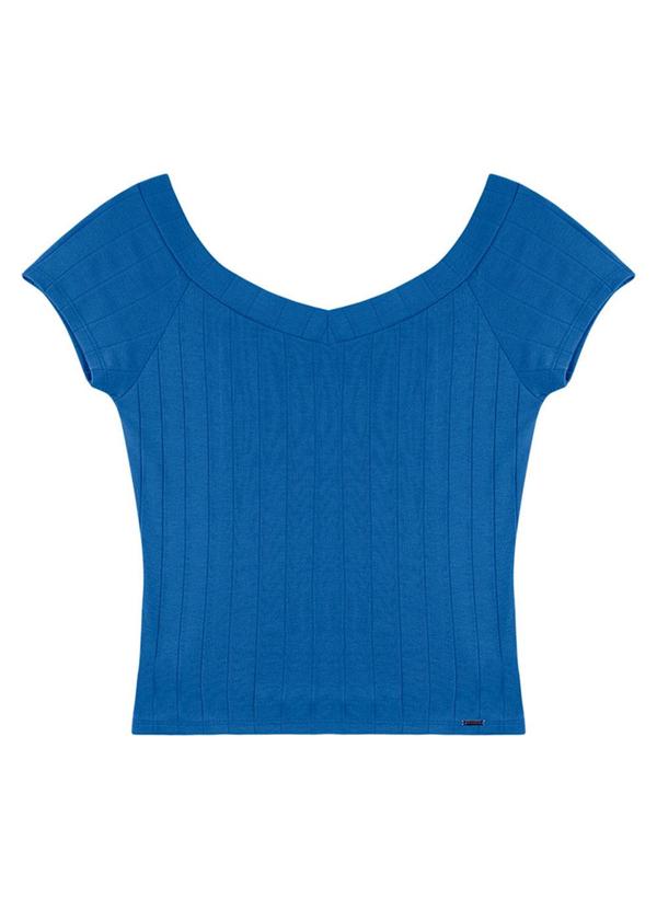 Rezzato - Blusa Ombro a Ombro Adulto Feminino Azul