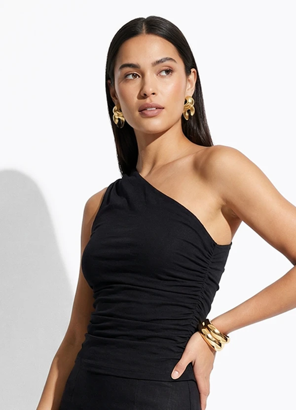 Colcci - Blusa Ombro Só Preto 4