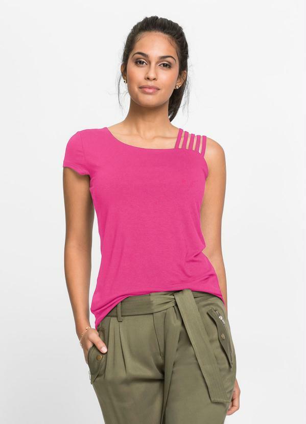 Blusa Ombro nico (Rosa)