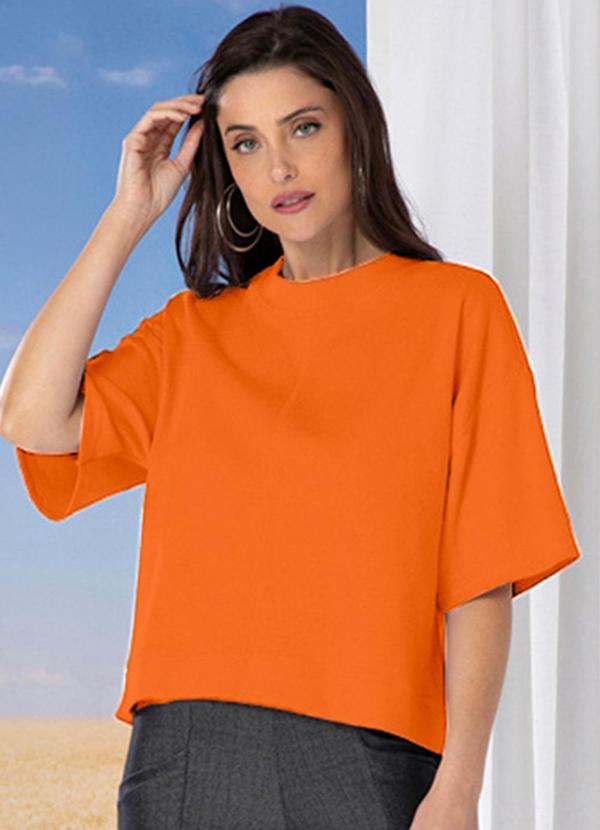 Use Modo - Blusa Over Trancador Laranja 1