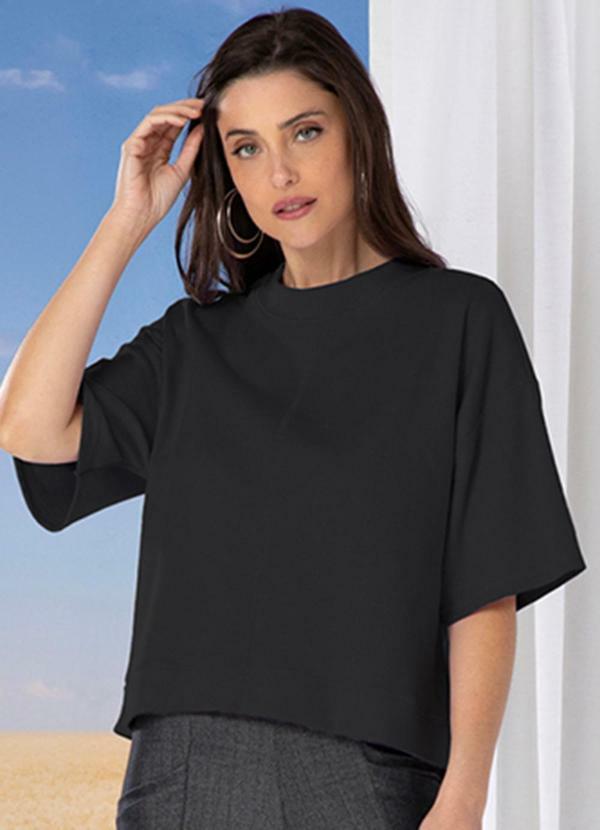 Use Modo - Blusa Over Trancador Preto
