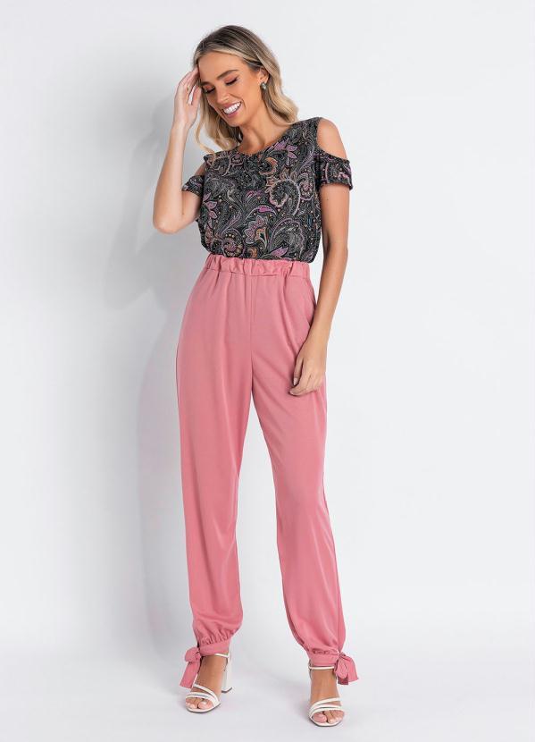 Outlet - Blusa Paisley Color com Recorte Vazado 3