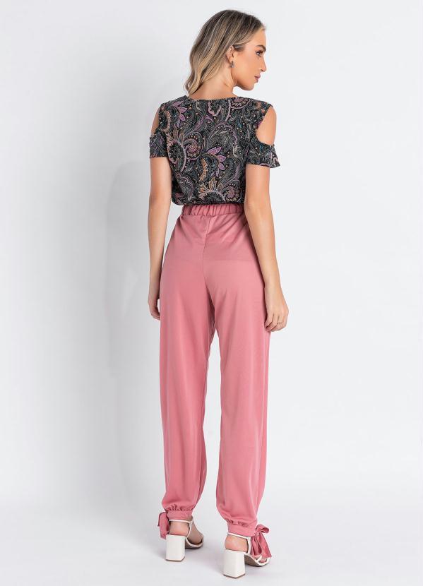 Outlet - Blusa Paisley Color com Recorte Vazado 4