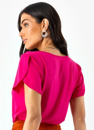 Quintess - Blusa Pink em Malha de Viscose - QUINTESS