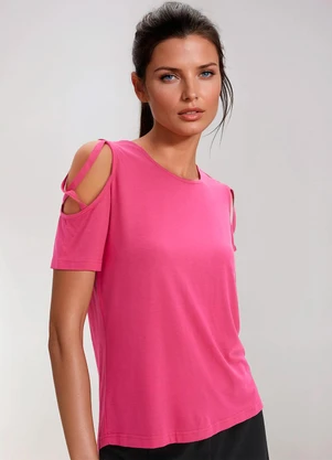 bonprix - Blusa Pink em Malha de Viscose - BONPRIX