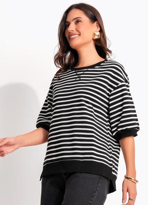 Blusa Preta Algod�o