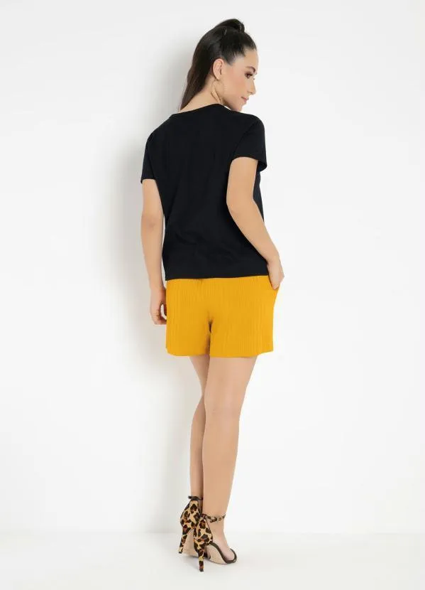 Rovitex - Blusa Preta com Contrastes Rovitex 4