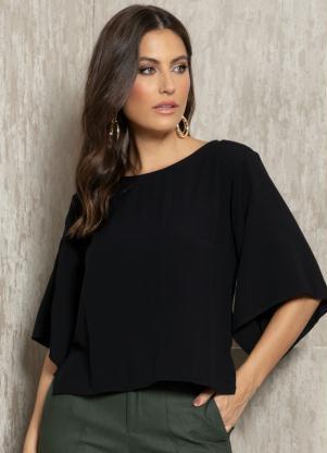 Blusa (Preta) com Gota nas Costas