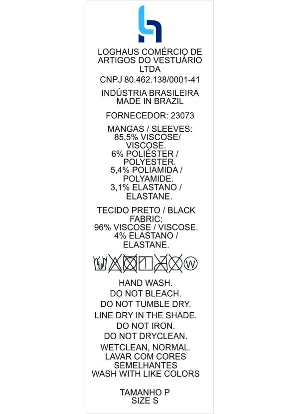 Quintess - Blusa Preta com Mangas de Brilho 13