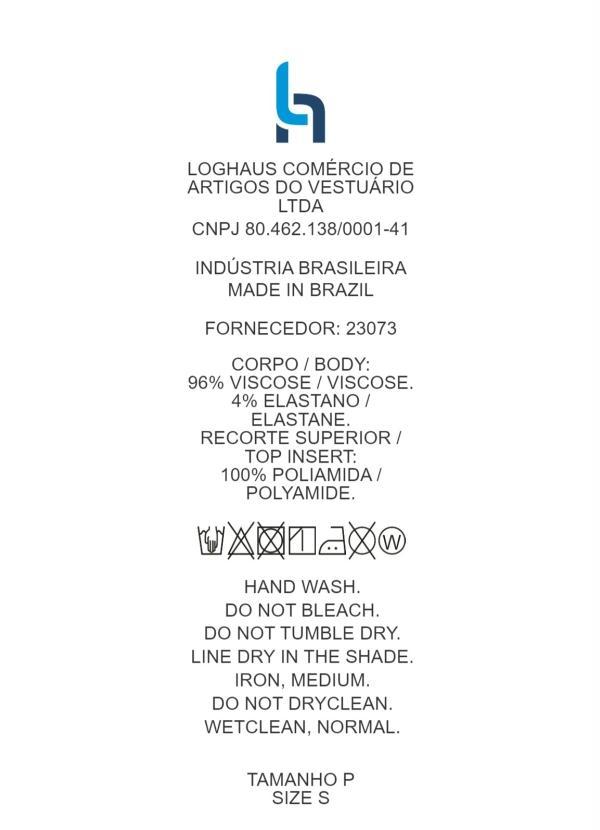 Quintess - Blusa Preta com Transparência e Babado 11