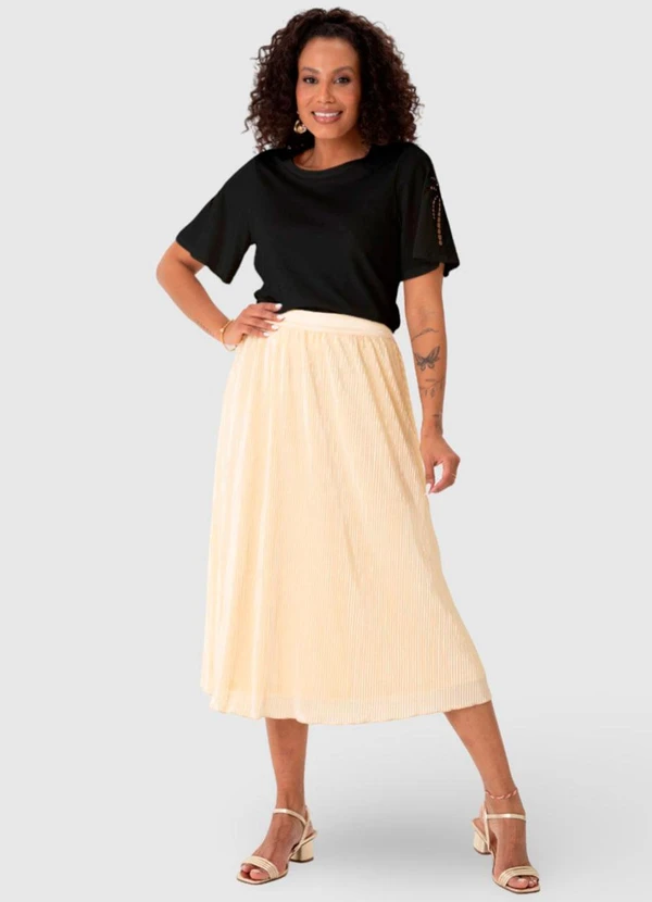 Malwee - Blusa Preta Comfy Touch com Bordado 6