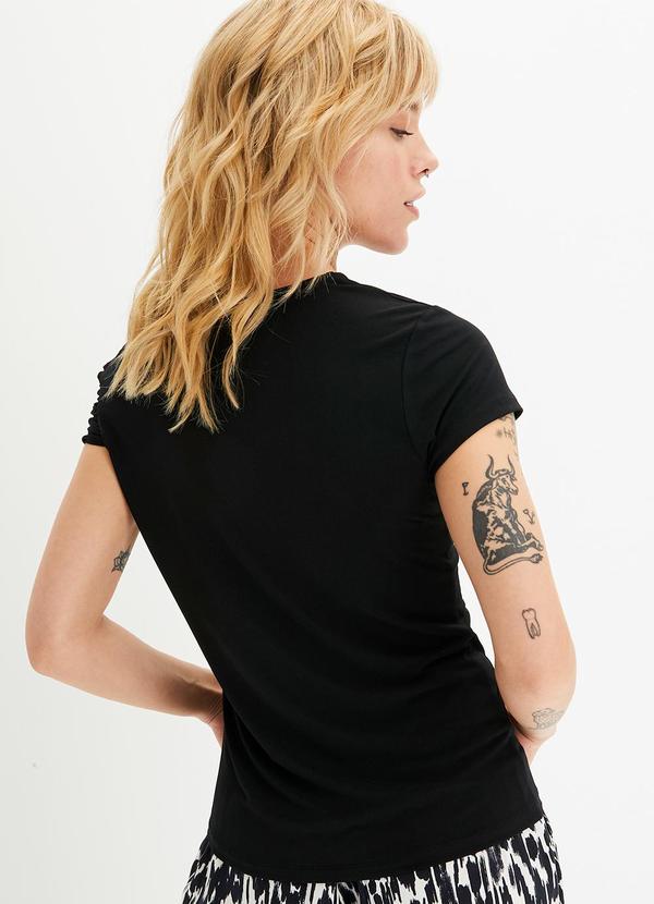 bonprix - Blusa Preta em Malha de Viscose 2