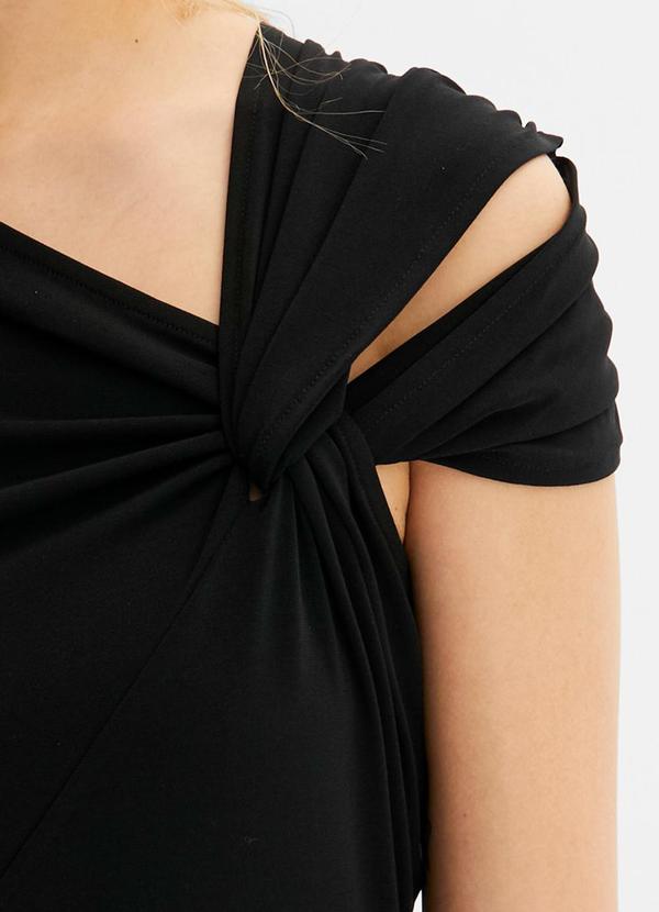 bonprix - Blusa Preta em Malha de Viscose 3