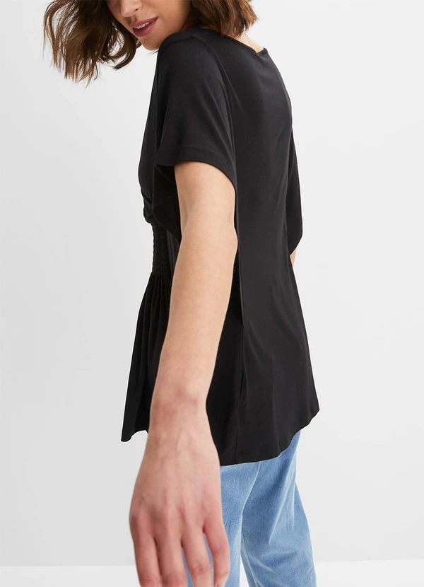 bonprix - Blusa Preta em Malha de Viscose 4