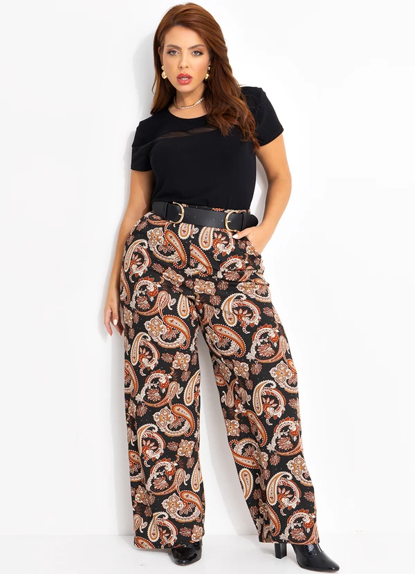 Quintess - Blusa Preta em Malha de Viscose 11