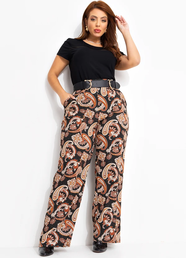 Quintess - Blusa Preta em Malha de Viscose 8