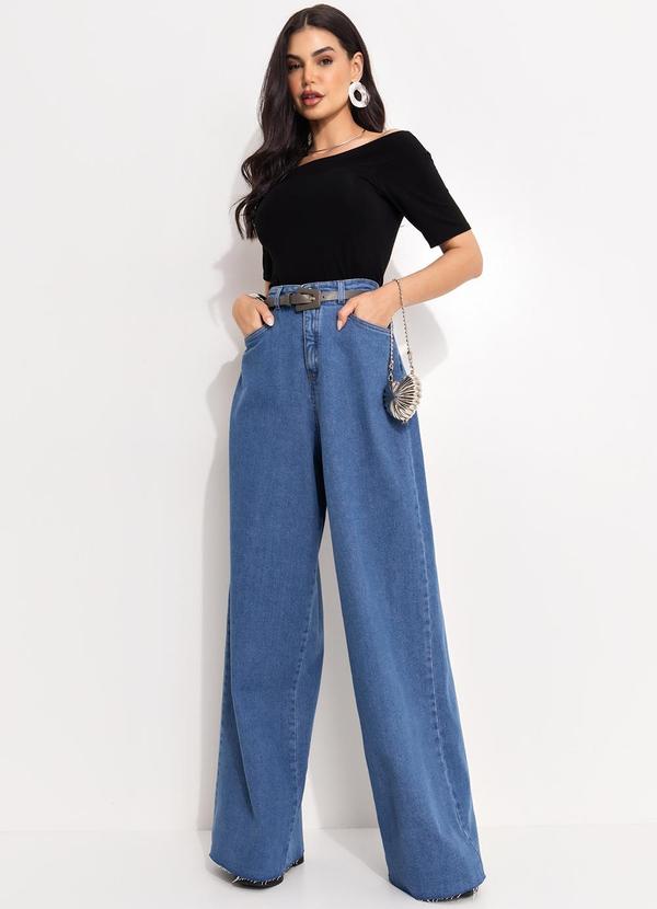 Quintess - Blusa Preta em Malha de Viscose 3