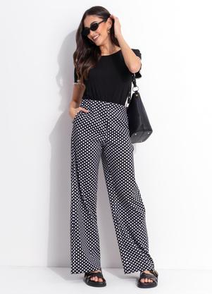 Blusa (Preta) em Malha de Viscose