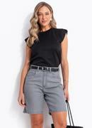 Blusa (preta) em malha scuba