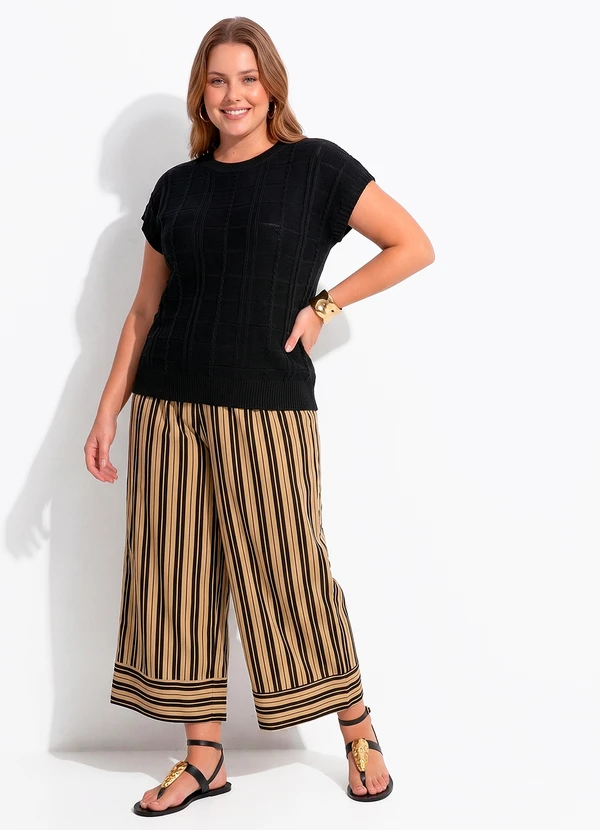 Quintess - Blusa Preta em Tricot 5