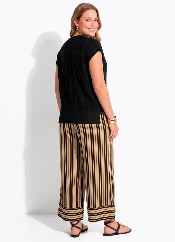 Quintess - Blusa Preta em Tricot 6