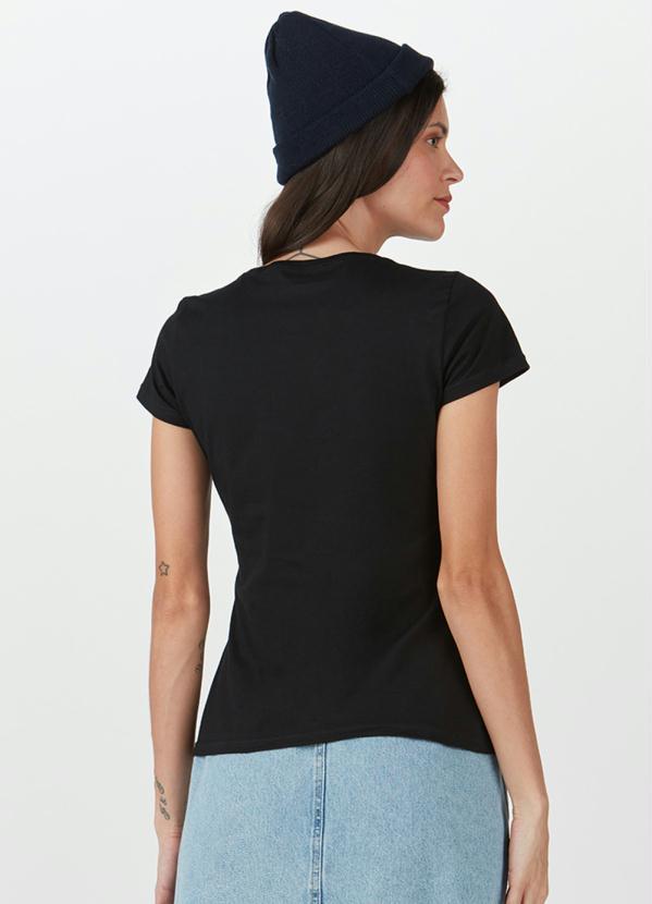 Malwee - Blusa Preta Tradicional em Malha 4