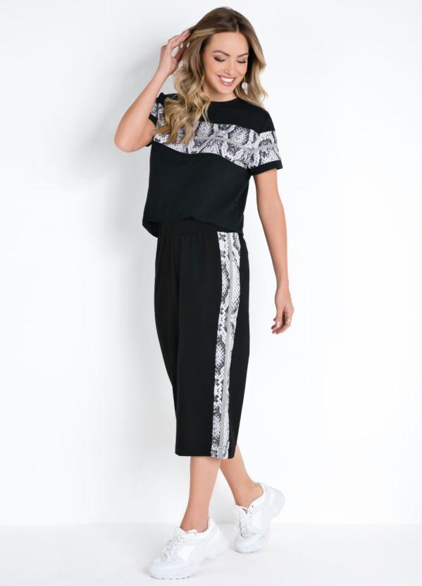 Quintess - Blusa Preto Cobra 3