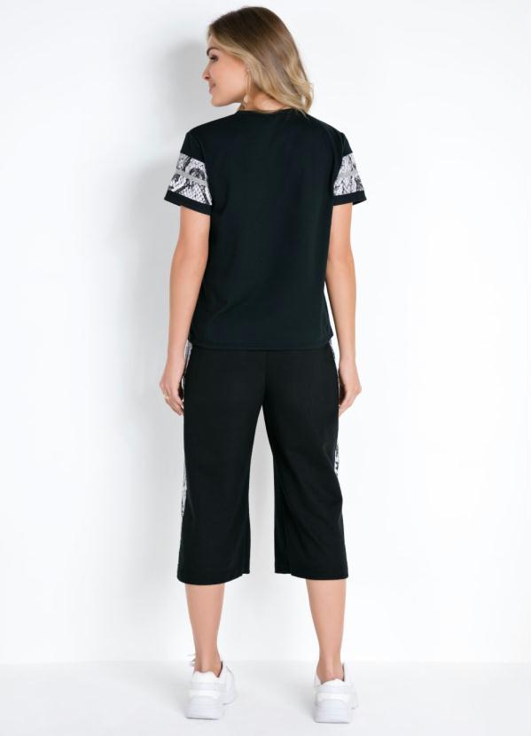 Quintess - Blusa Preto Cobra 4