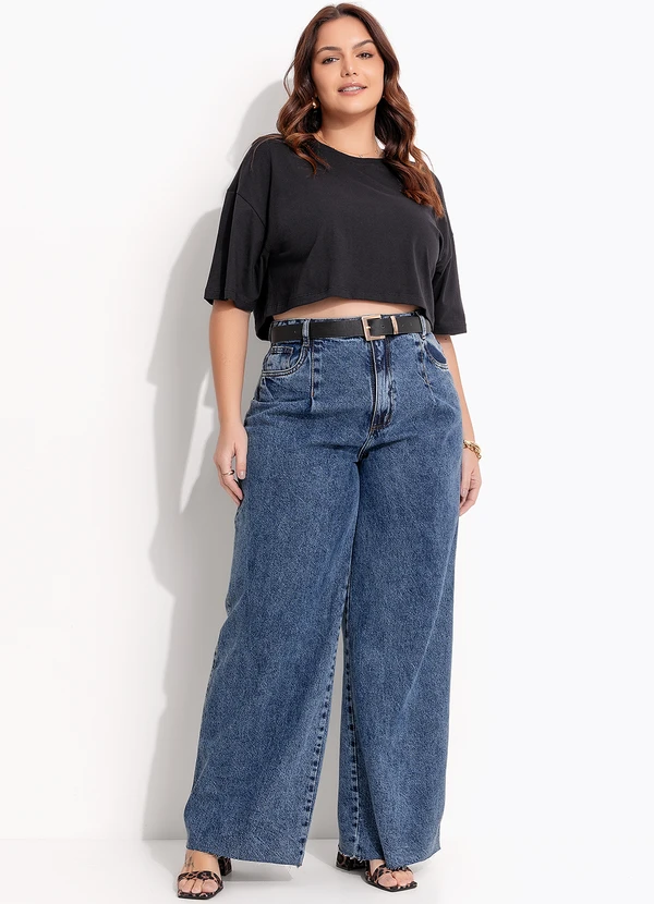 Quintess - Blusa Preto em Canelado 2