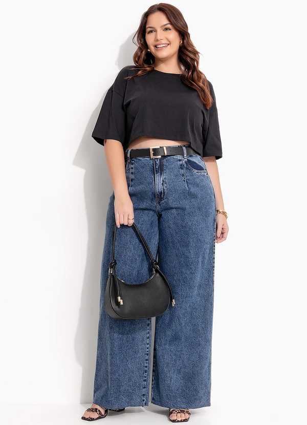 Quintess - Blusa Preto em Canelado 5