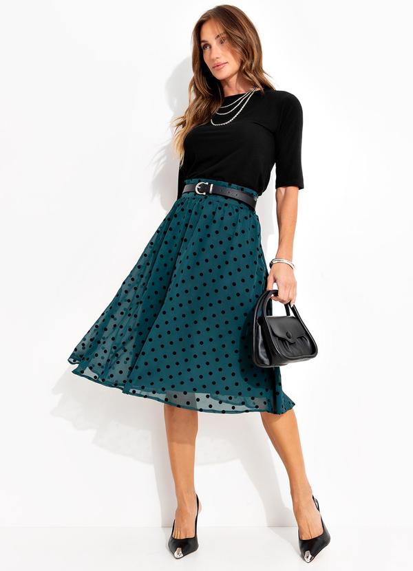 Quintess - Blusa Preto em Malha Crepe 2