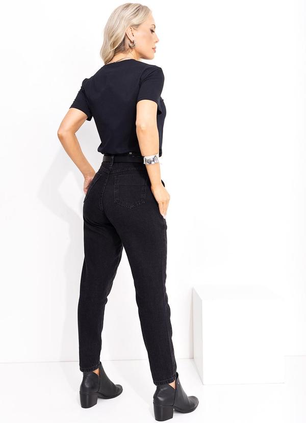 Bimini - Blusa Preto em Malha de Algodão 3