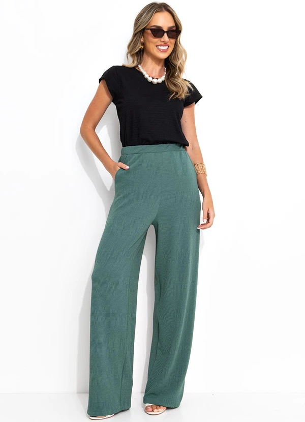 Bimini - Blusa Preto em Malha Texturizada 5