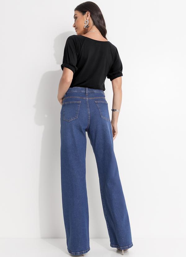 Quintess - Blusa Preto em Malha Viscotricot 4