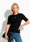 Colcci - Blusa Preto - variação: Preto