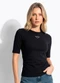 Colcci - Blusa Preto - variação: Preto