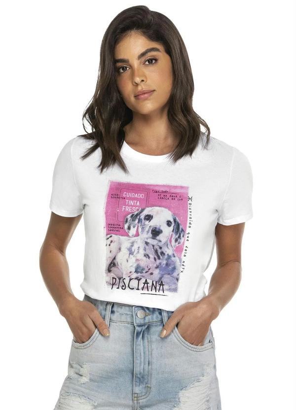 Enfim - Blusa Psciana Cachorro de Peixes